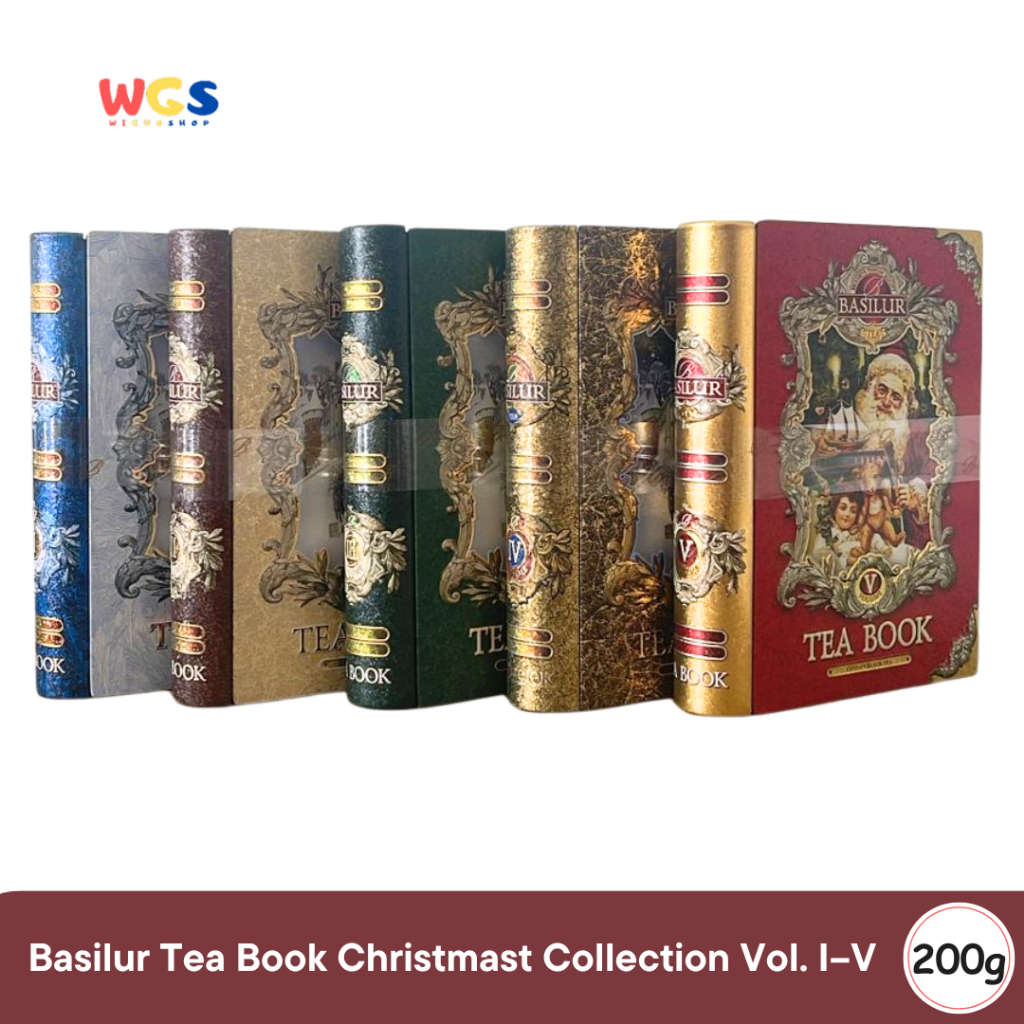

Basilur Tea Book Collection Tea Vol. I–V – Perpaduan Teh dan Cerita dalam Kemasan Bertema Klasik