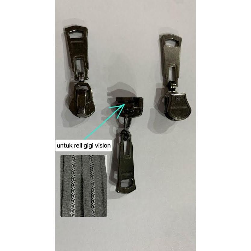 Kepala resleting no 5 robot ( 100 pcs )