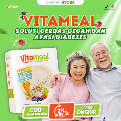 

VITAMEAL Sereal Diabetes Multigrain Bantu Menstabilkan Gula Darah Tinggi Menormalkan Kadar Gula Menangkal Diabetes dan Kolesterol Dengan Alami Tanpa Efek Samping VITAMEL SUPERFOOD