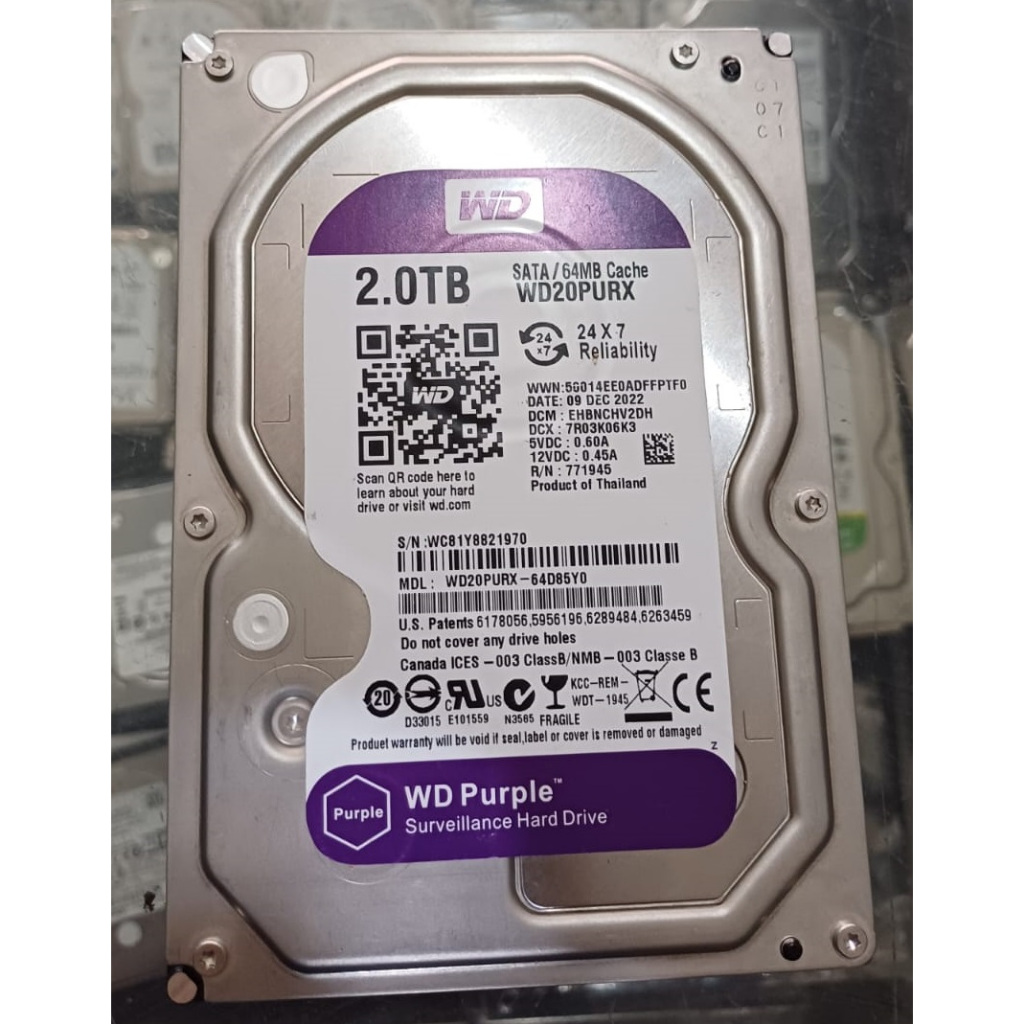 Hardisk Internal PC 500GB-1TB-2TB 3.5Inc Original 100% Bekas