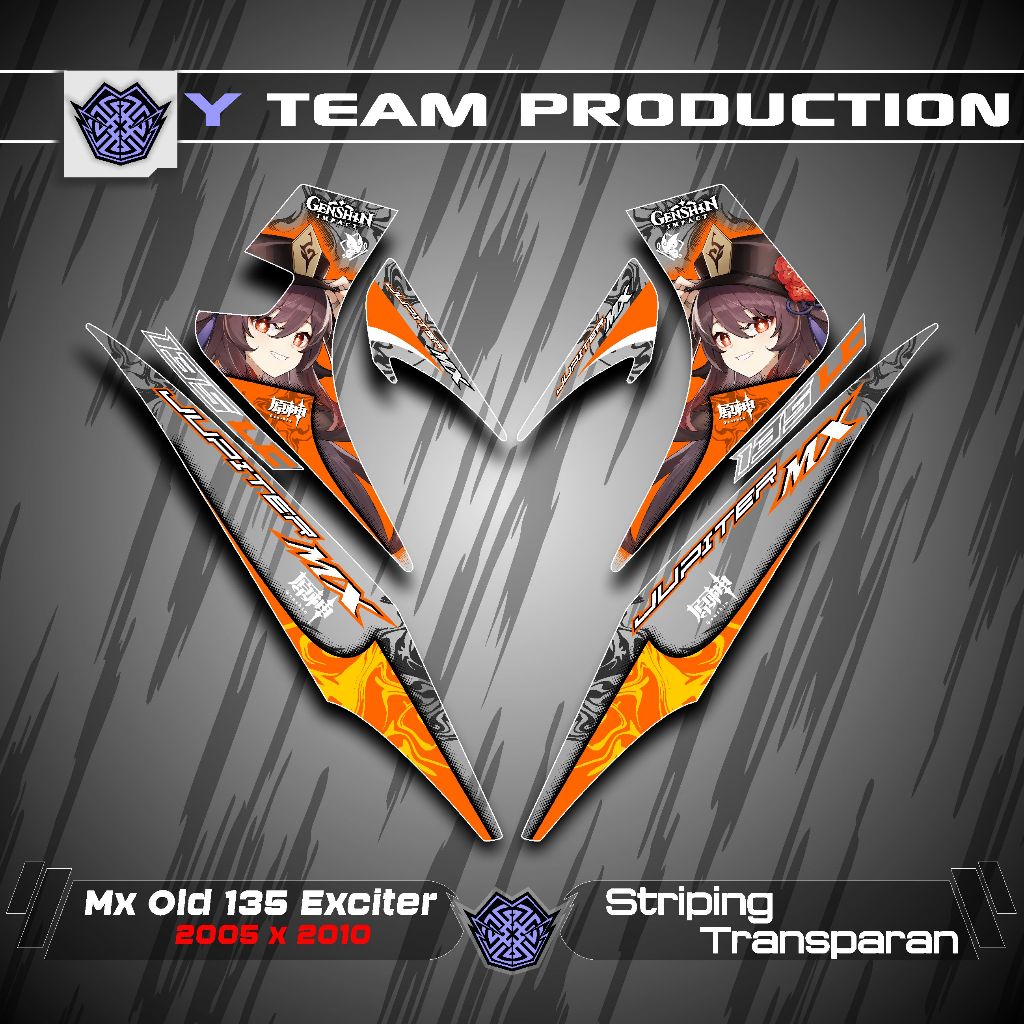 Striping Uv Transparan X8Jupiter Mx Lama 135 Striping Transparan Mx Old /Striping Mx Old Transparan