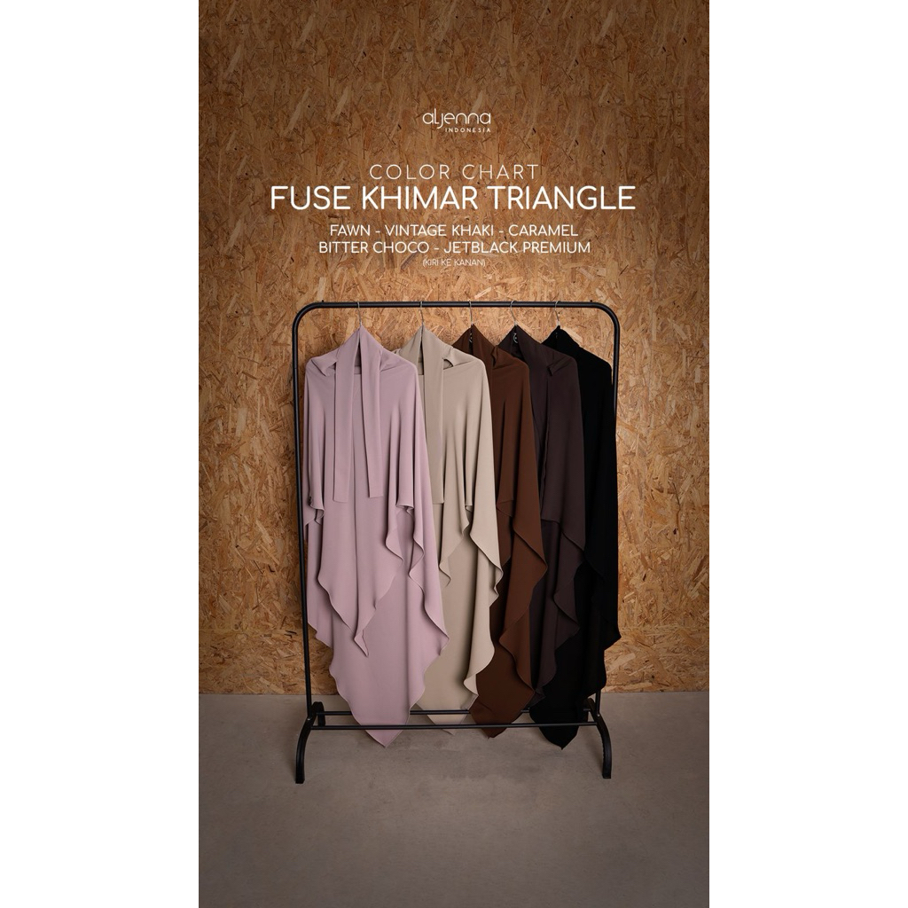 Ready NWT Aljenna Fuse Khimar Triangle Fawn Vintage Khaki