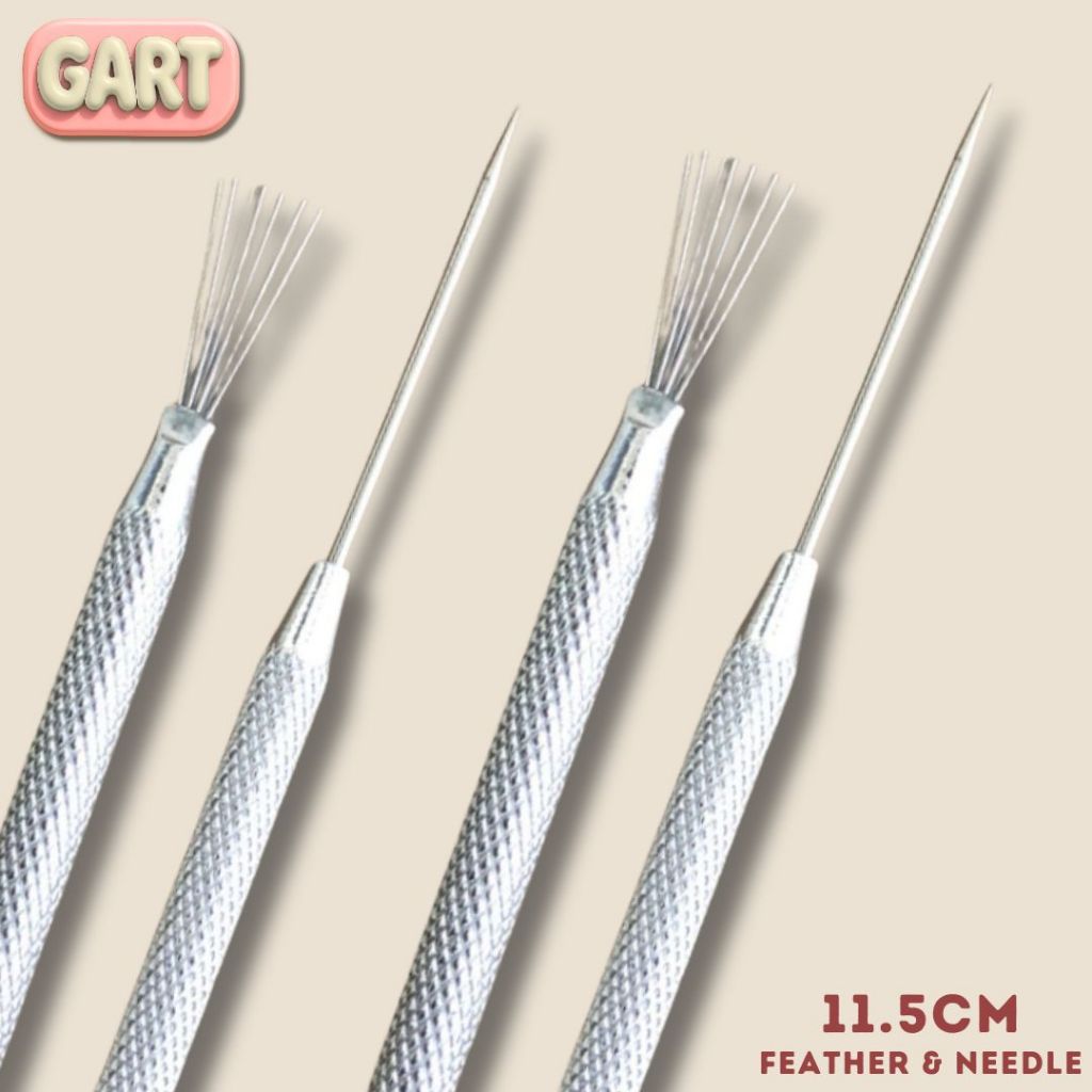 

TEXTURE TOOLS TANAH LIAT - Feather Wire - Needle Tool - Detailing Clay - Alat Scoring Pottery