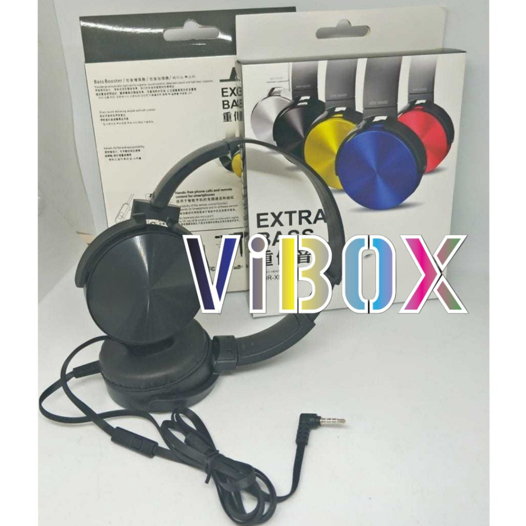 Headphone Bando XB-450 Extra Bass - Earphone Headset MDR XB450