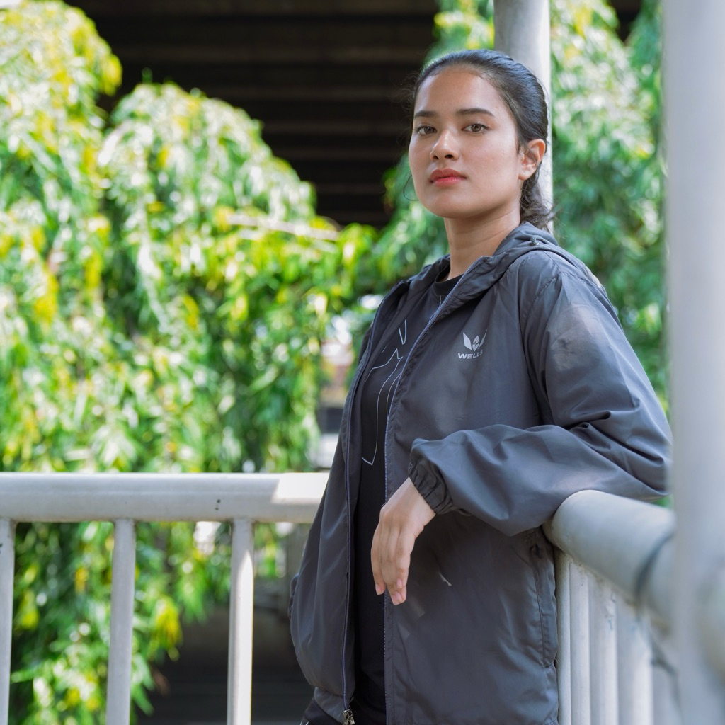 WELLS WINDBREAKER JACKET GREY