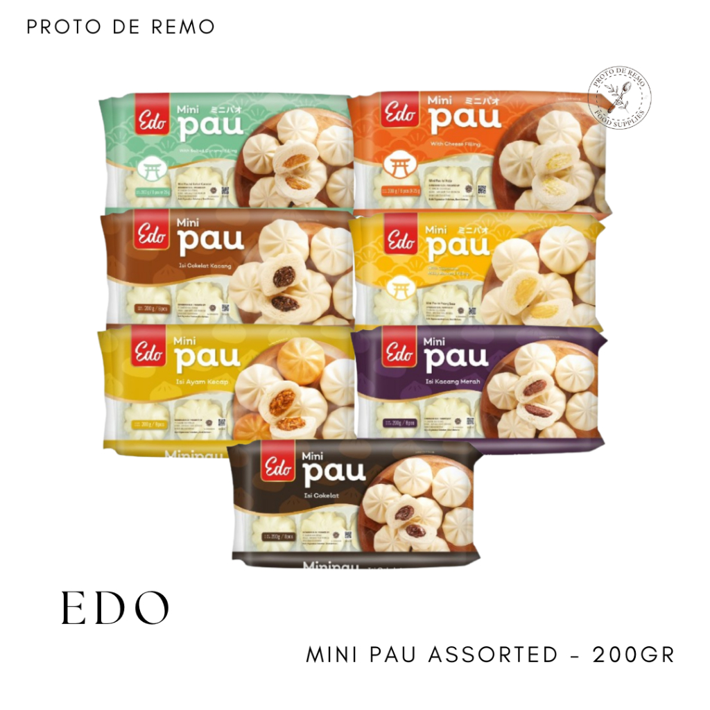 

Edo Mini Pau Bakpao Mini Aneka Rasa - 200gr