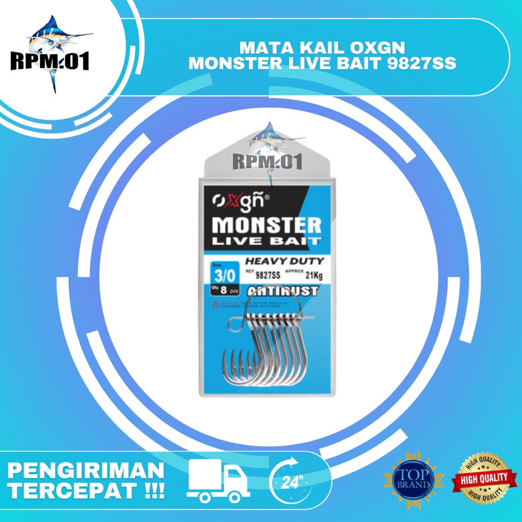MATA KAIL/ MATA PANCING OXGN MONSTER LIVE BAIT TYPE 9827SS