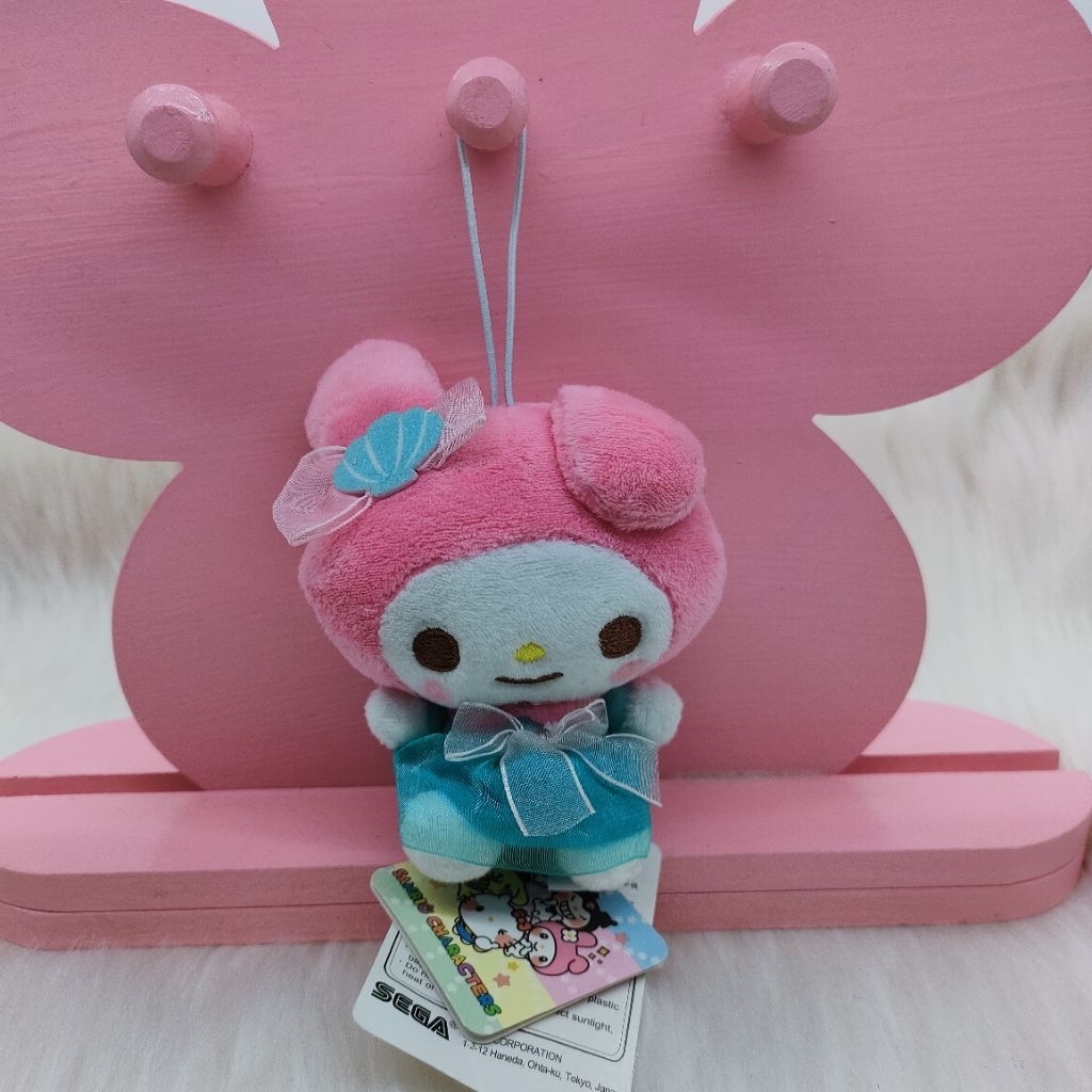 Gantungan Kunci Boneka My Melody Gaun Biru Ori New Tag Ganci Lucu Ori Sanrio My Melody