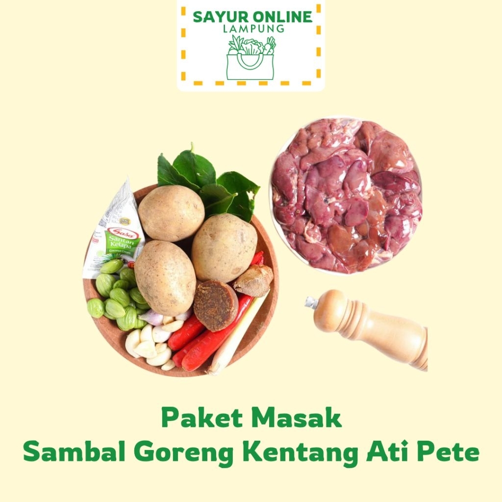 

Paket Masak Sambal Goreng Kentang Hati Ampela - Sayur Online Lampung