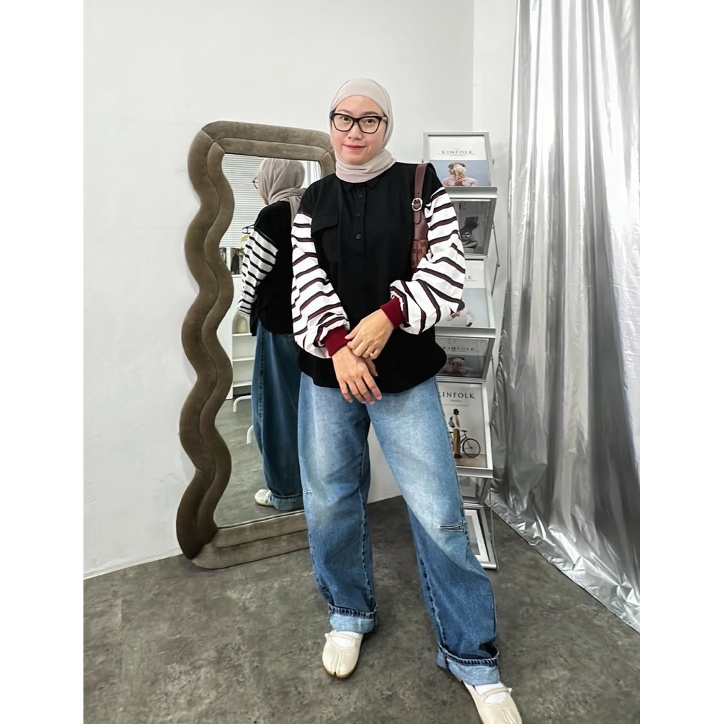 Fella Top By Shabiyalook - outfit atasan simple korean Style