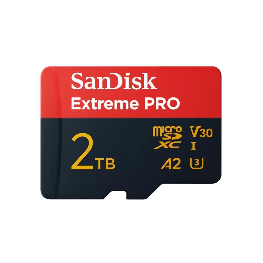 SanDisk Extreme Pro A2 Micro SD / MicroSD Card 2TB 250MBps