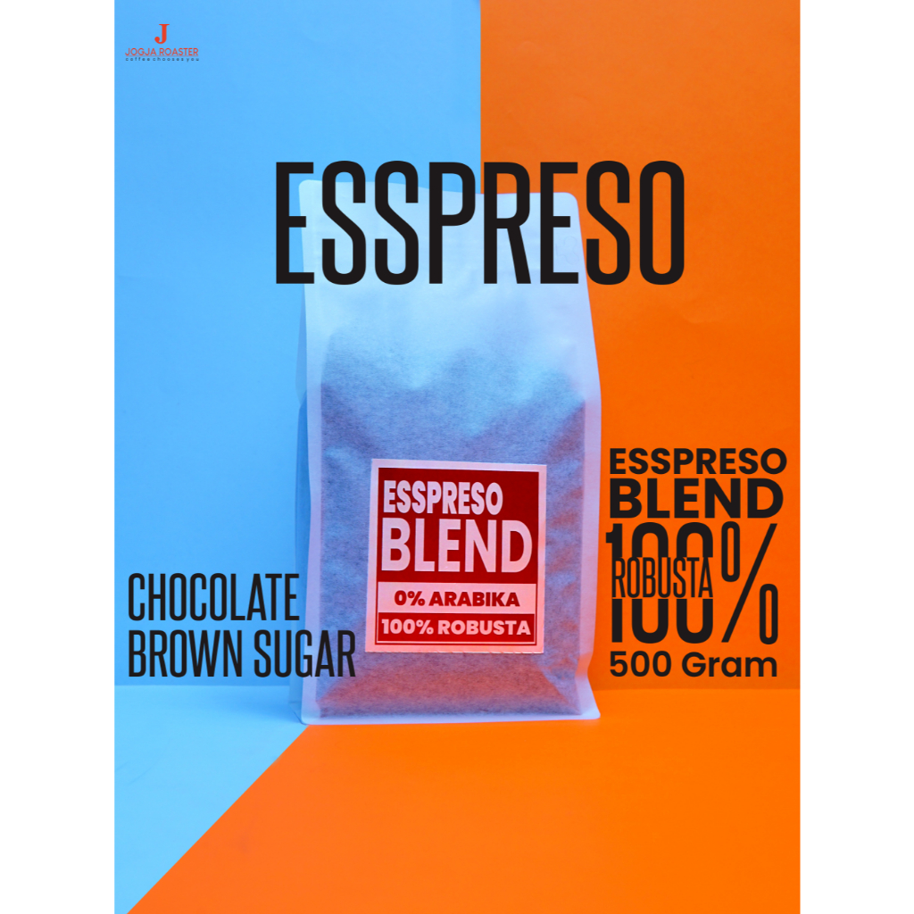 

Jogja Roaster – House Blend 100% Robusta | Java Sumatera | Rasa Dark Chocolate & Tobacco | Kopi Kuat | 1/2 Kg | 500 gram | Whole Bean / Giling