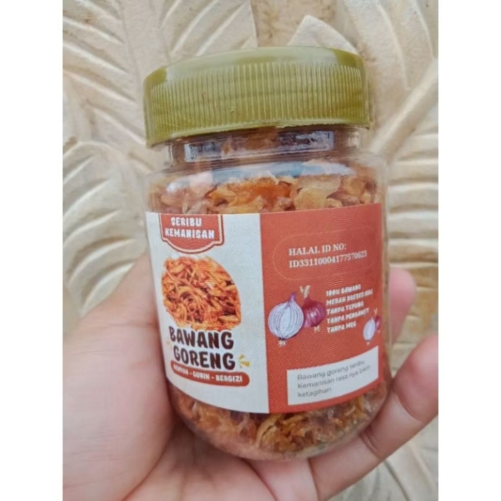 

[PREMIUM TANPA TEPUNG] 80 bawang goreng Brebes premium / bawang goreng 100% origin tanpa tepung tanpa msg