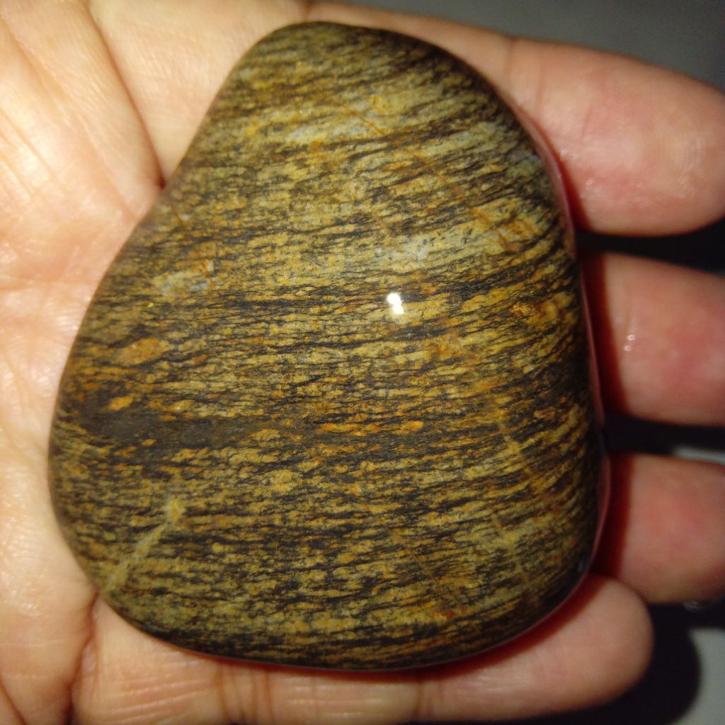 Original Batu Akik Sulaiman Serat Emas Antik