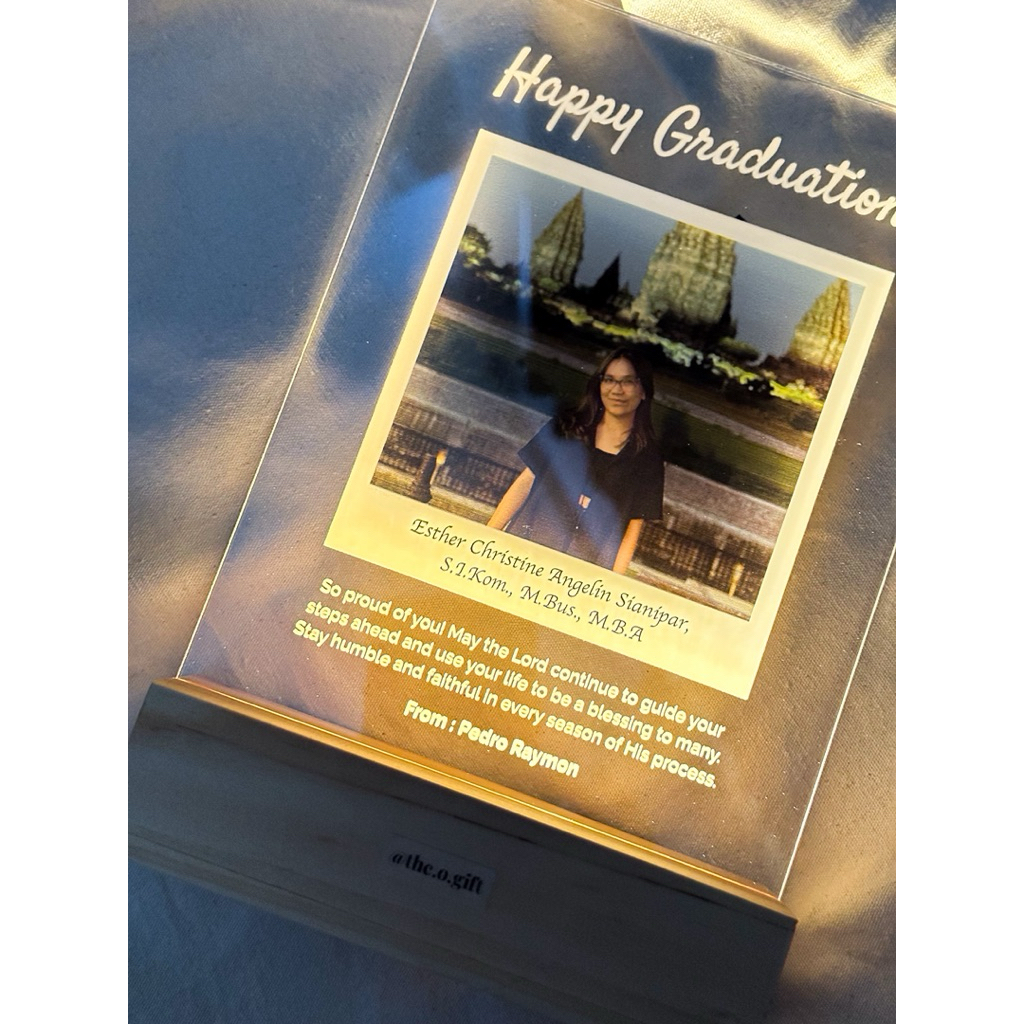 [PRE ORDER] Acrylic Graduation Gift - The O Gift / Hadiah Wisuda / Gift Wisuda / Hampers Wisuda / Cu