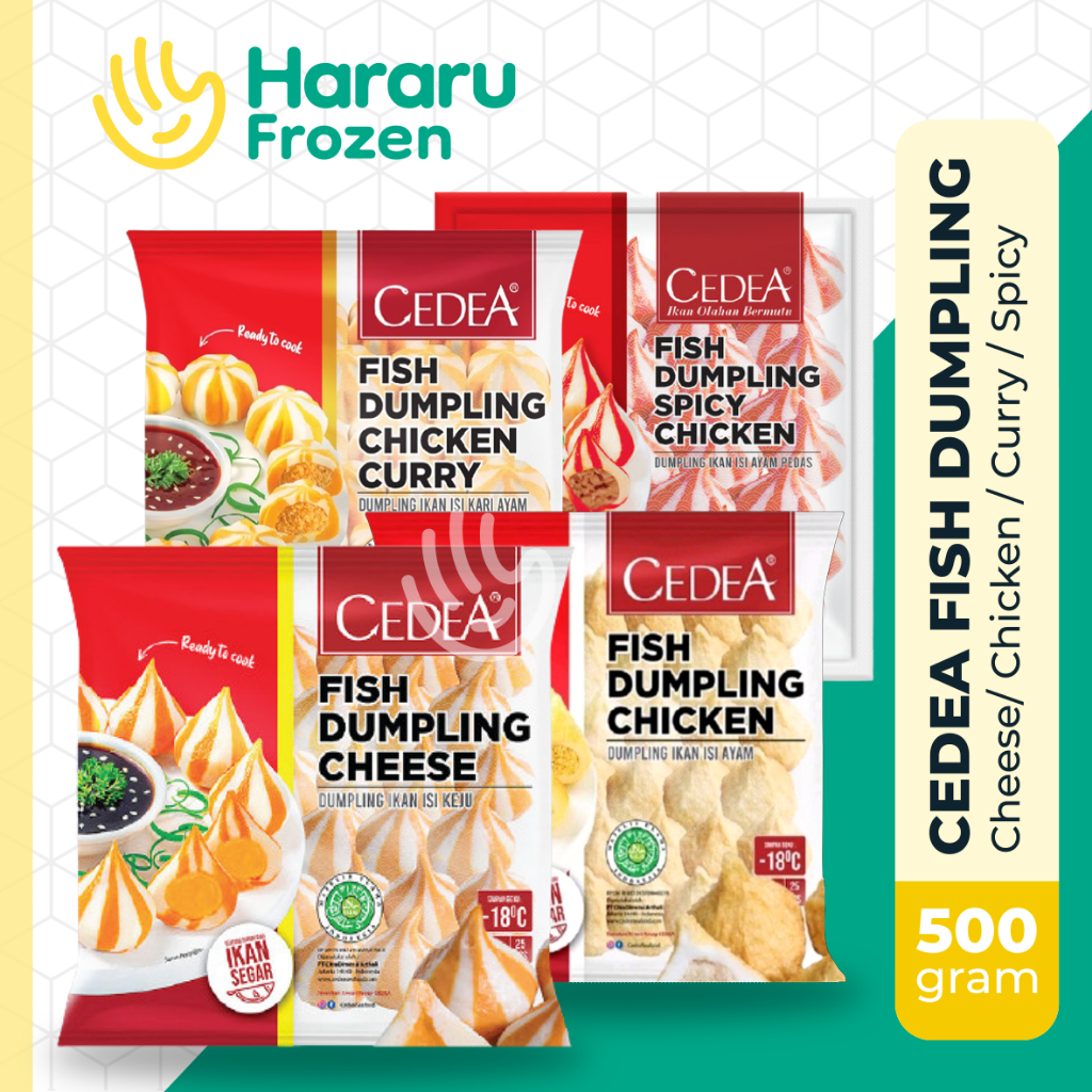 

CEDEA Fish Dumpling Cheese / Chicken / Curry / Spicy 500 Gram