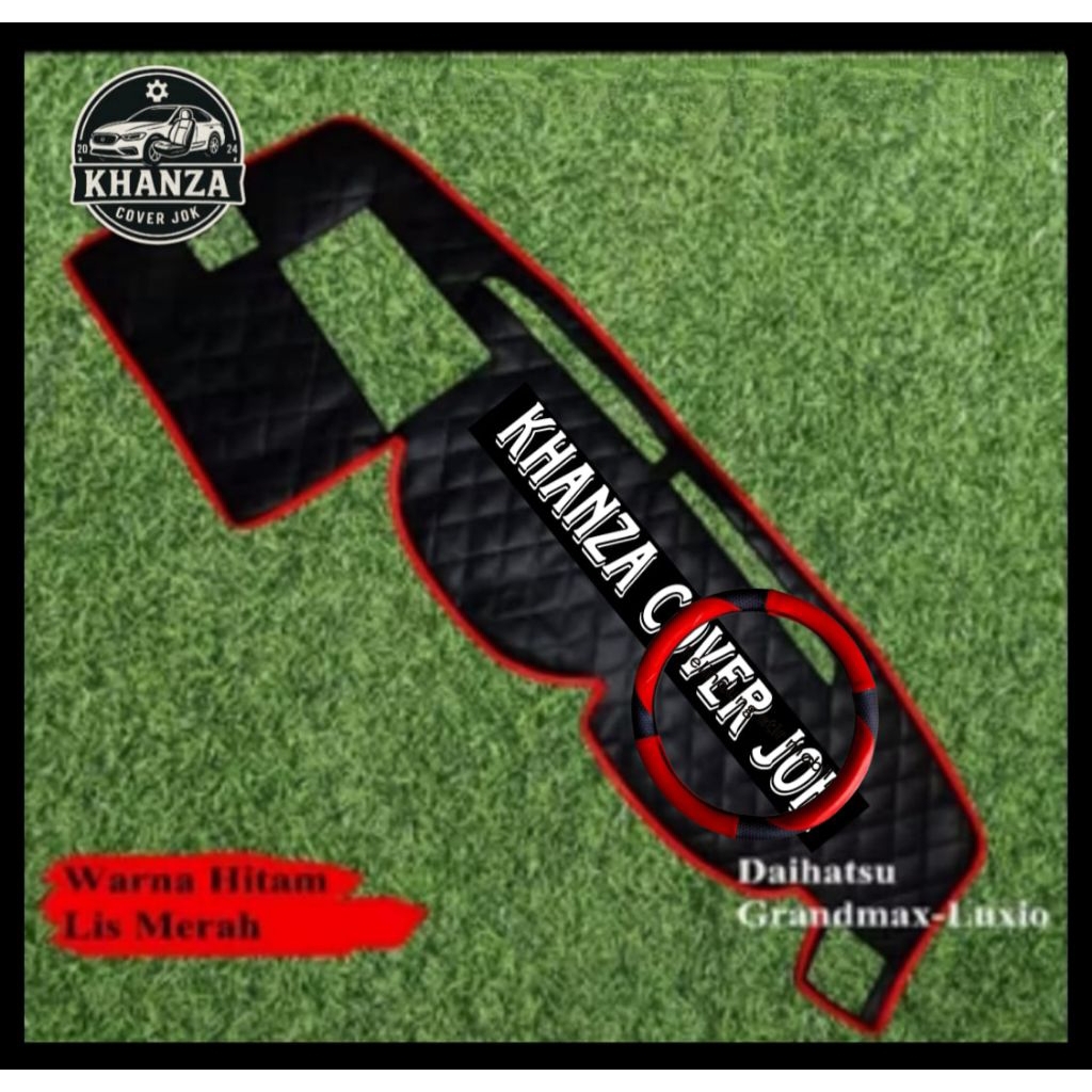Paket 2 In Alas Dashboard Mobil GranMax/Luxio Lama + Sarung Stir Mobil Dashboard Motif Wajik Aksesor