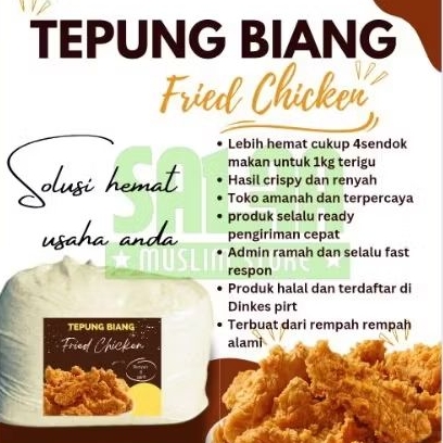 

COD tepung biang fried chicken kemasan 300gr
