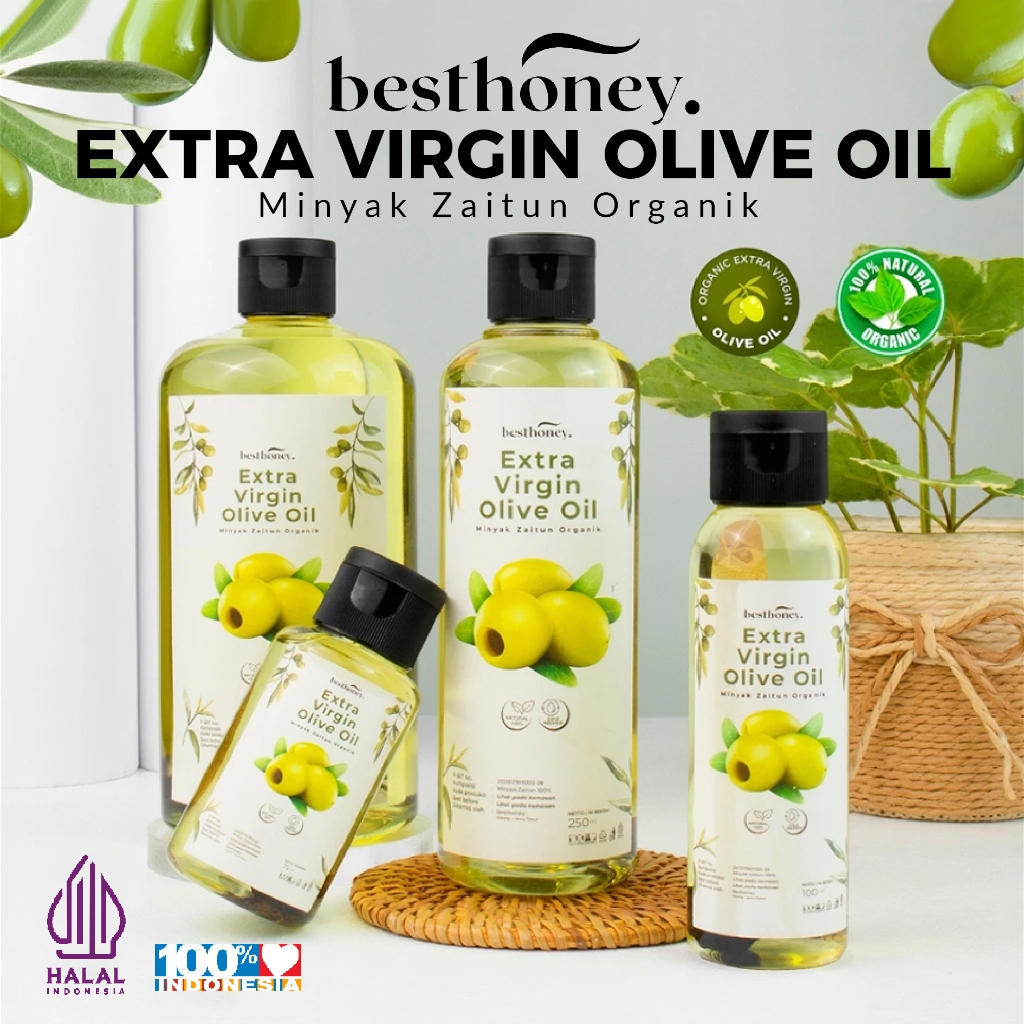 Best Honey - Minyak Zaitun - Extra Virgin Olive Oil 100% -  Olive Oil untuk Masak