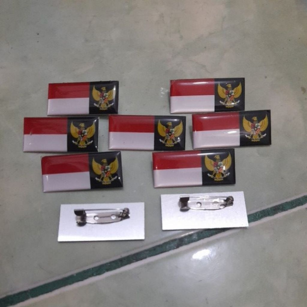 Pin LK paskibra/merah putih garuda hitam