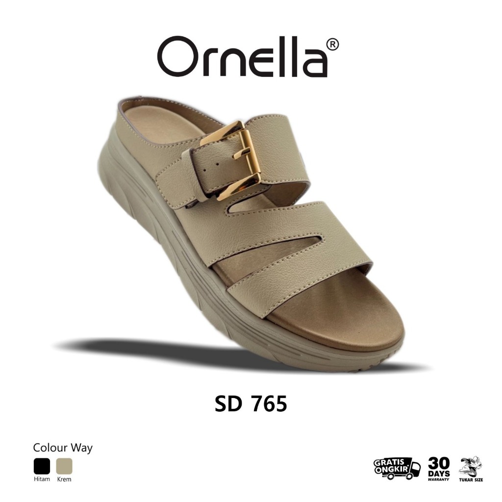 Ornella SD 765 Sandal Slip On Wanita
