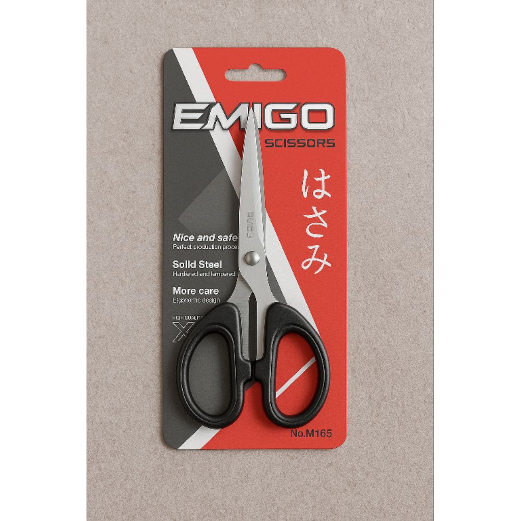 

Gunting EMIGO Scissors No. EM-165 - Solid Steel