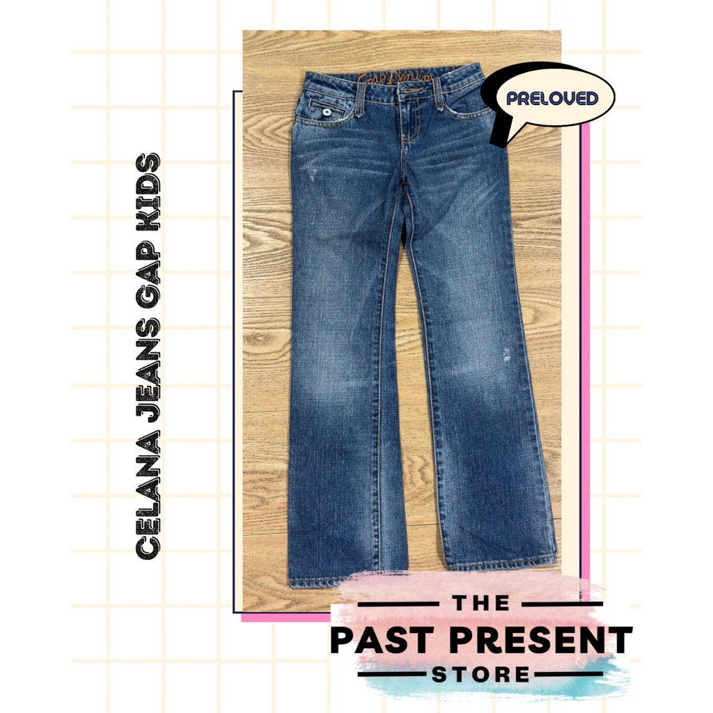 Preloved celana jeans anak perempuan 10 tahun GAP KIDS