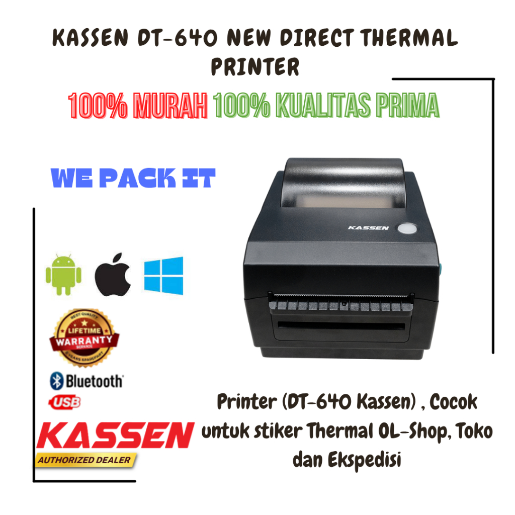 Kassen DT640 (Direct Thermal Printer) Printer Thermal Online Shop
