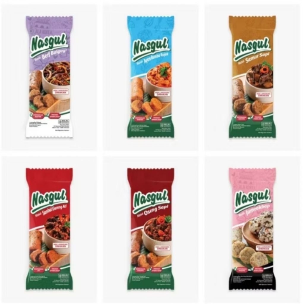 

Nasgul Nasi Gulung Siap Makan 80g RASA BARU