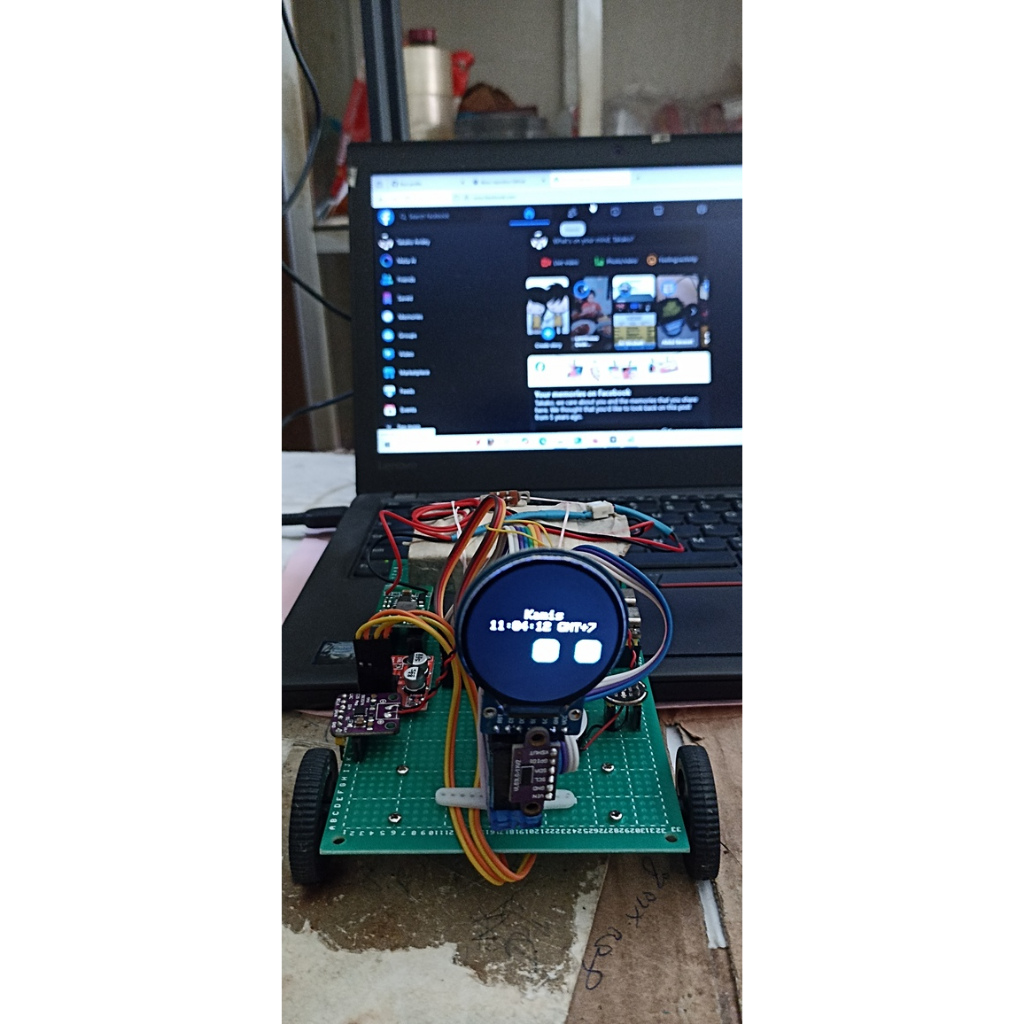 GC9A01 IPS Round Display 1.28" – Layar Bundar SPI untuk ESP32 / Robot MOGI