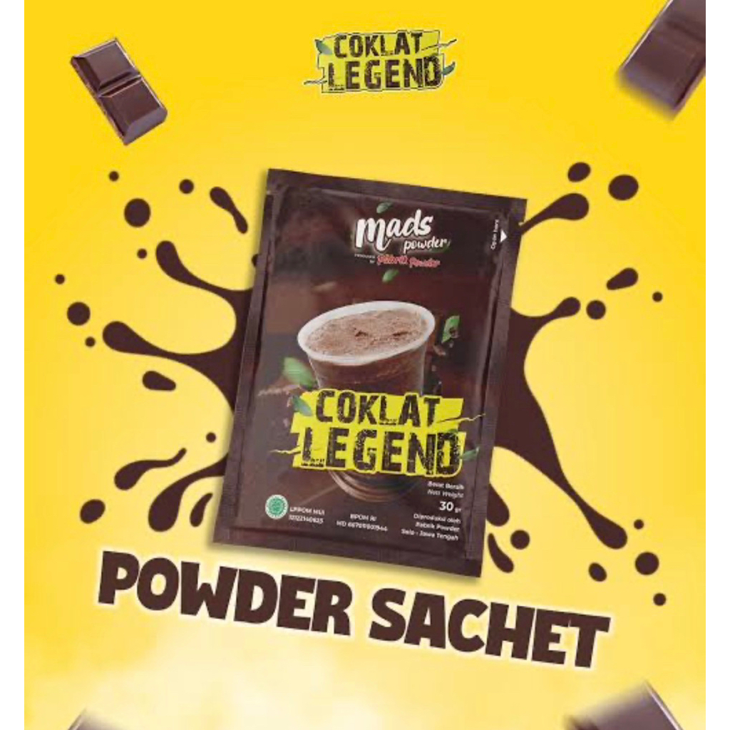 

COKLAT LEGEND MADS POWDER BUBUK COKLAT ENAK