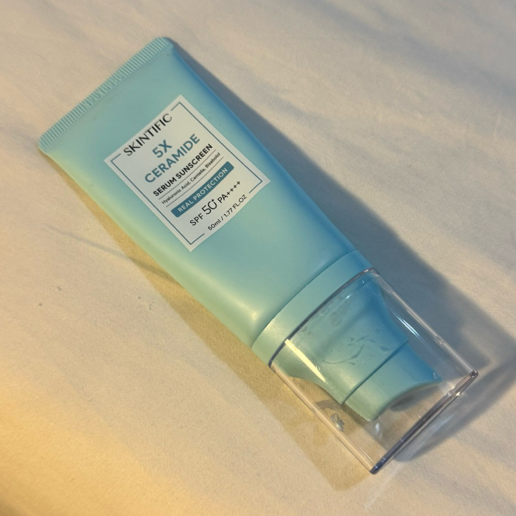 skintific 5x ceramide sunscreen 50ml preloved