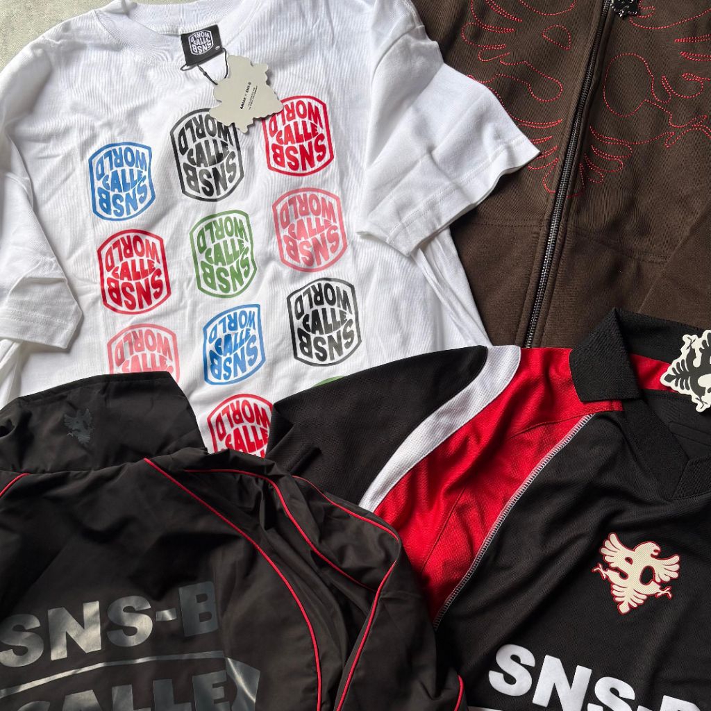Calle x Snsb Hoodie Zip Tshirt Tracktop Jersey Jeans Sweatpants - ORIGINAL