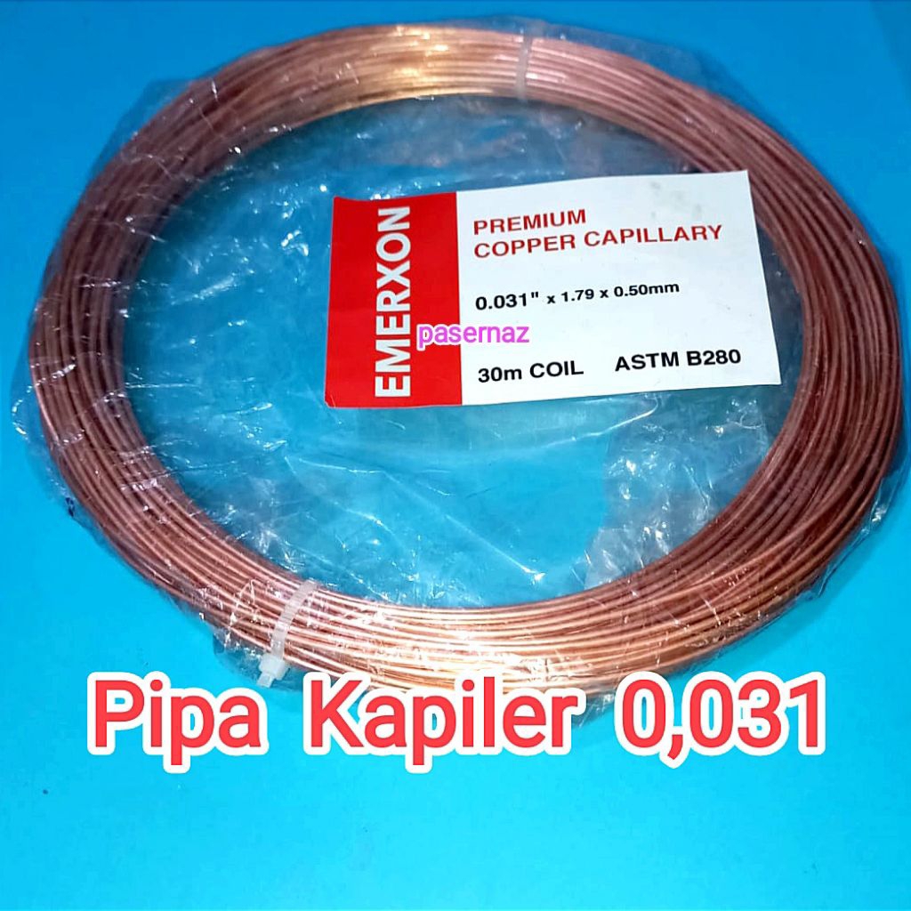 Ecer | Pipa Kapiler 0,031 | Pipa Kapiler Kulkas | Eceran | Kapiler Kulkas | Kapiler 0,031 | Pipa Tem