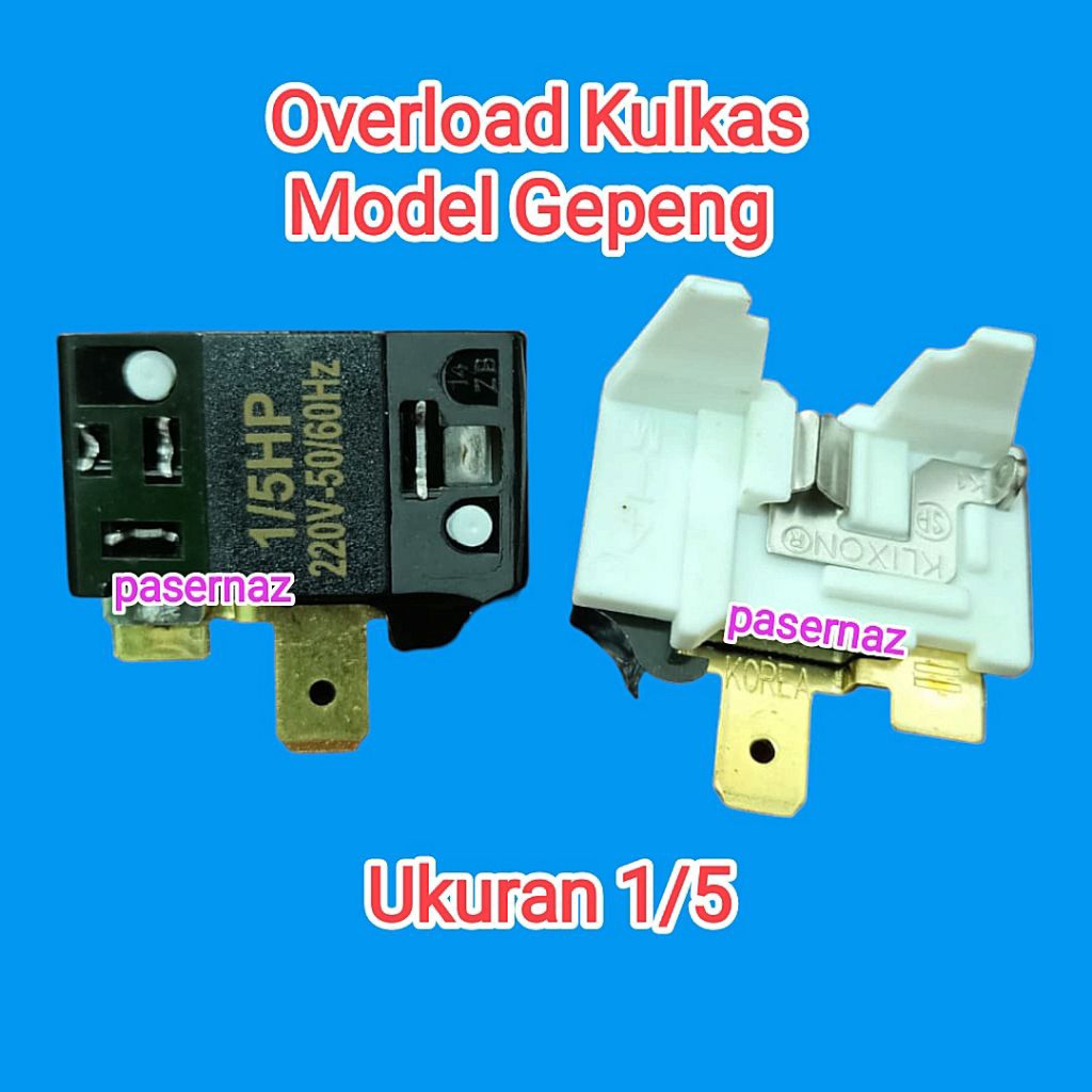 1/5 | Overload Kulkas UMUM Ukuran 1/5 | OLP Kompressor Kulkas | Overload | Overload Kulkas | OLP Kul
