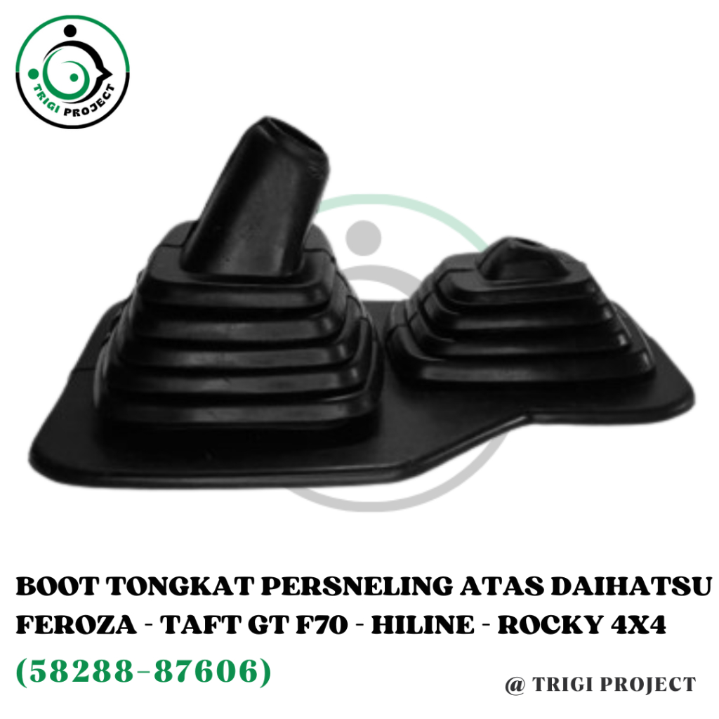 Karet Boot Tongkat Tuas Gigi Persneling Perseneling Atas Mobil Daihatsu Feroza - Taft GT F70 - Hilin