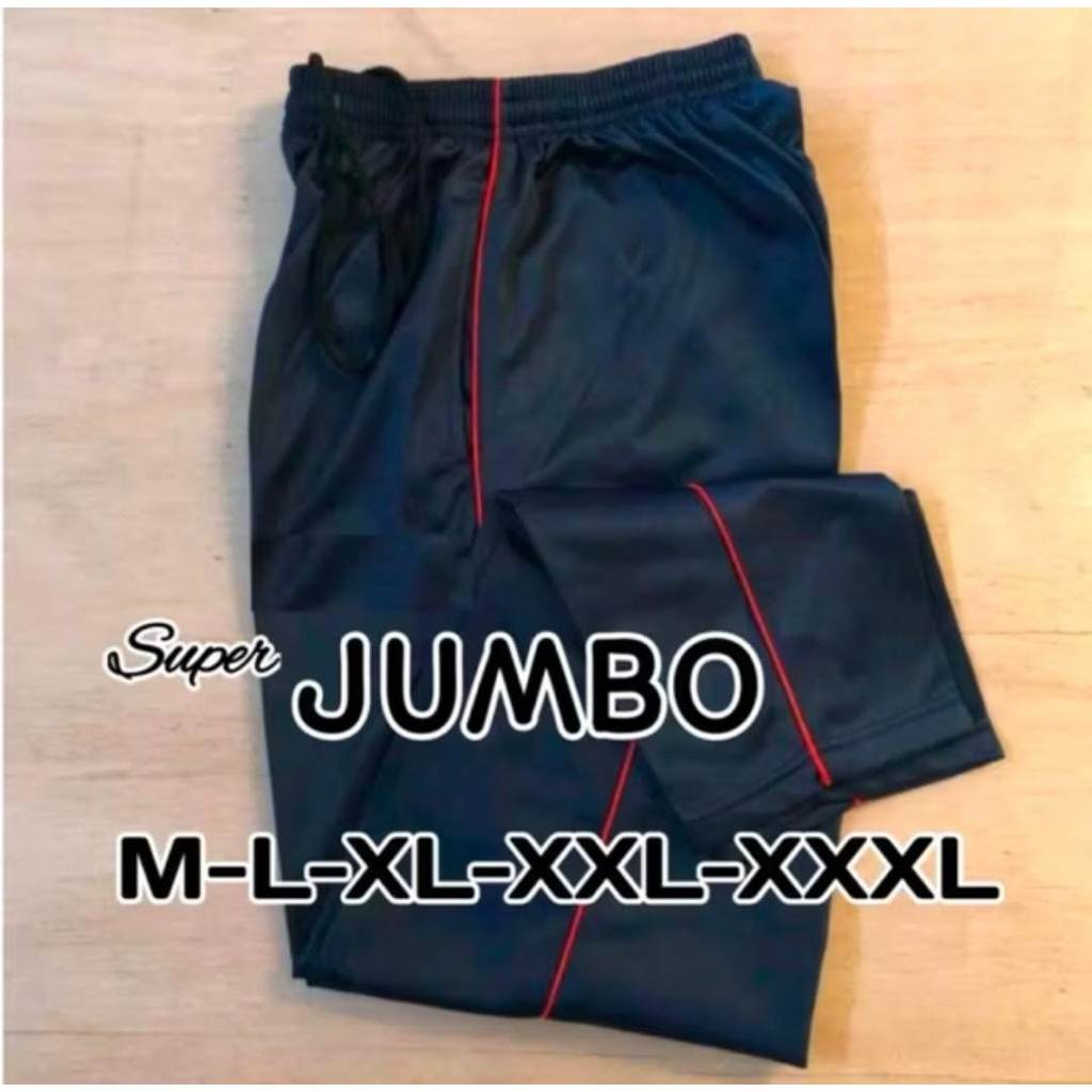 Celana training panjang pria wanita strip 1 hitam | Celana training | Celana training pria | trainin