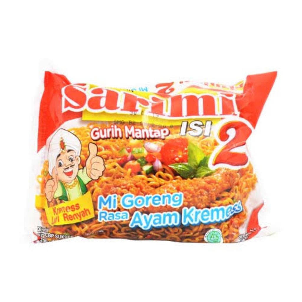 

Sarimi Mie Instan Isi 2 Mi Goreng Rasa Ayam Kremes 125 gram