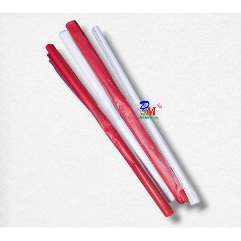 

Kertas minyak - kertas layang kertas wajik warna merah putih per Lembar