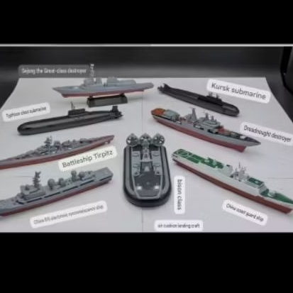 Mokit skala hotsale seri Kapal perang merk 4D