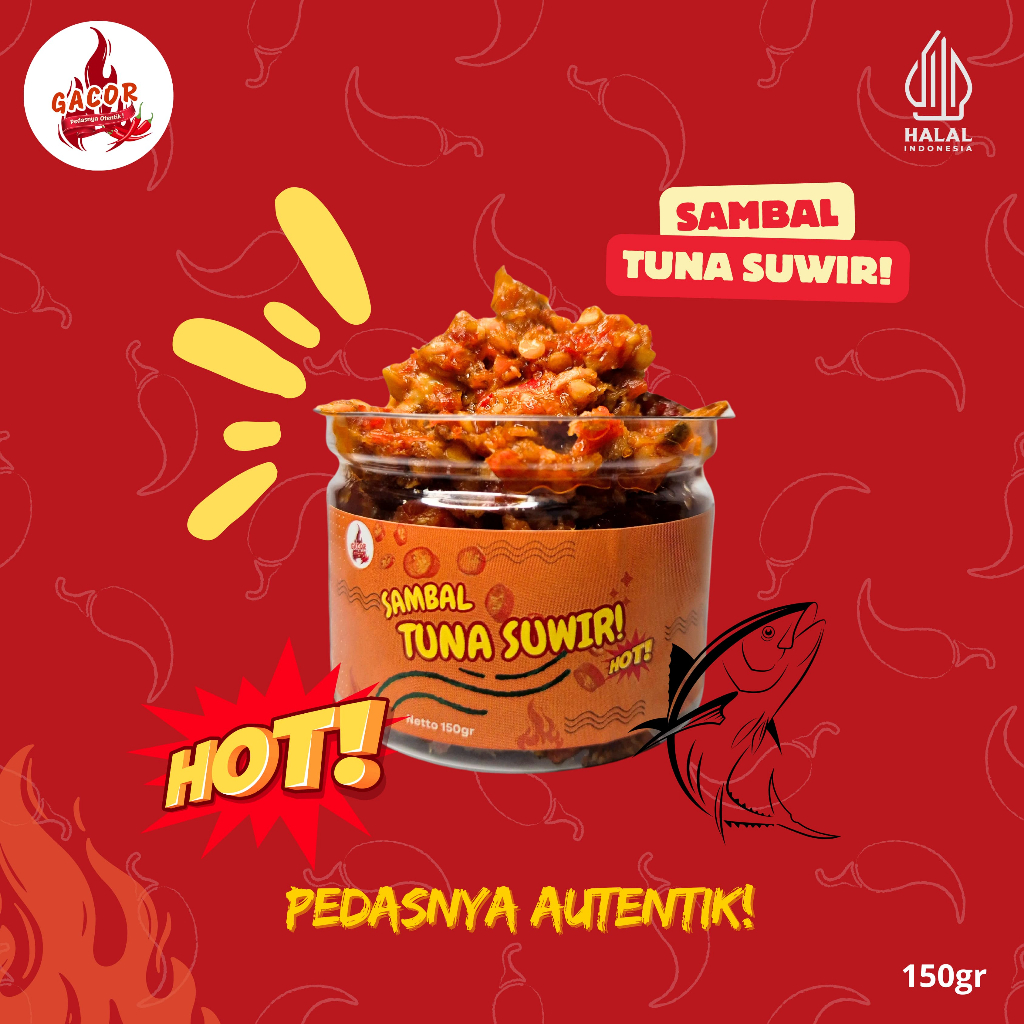 

SAMBAL TUNA SUWIR - BY GACOR (PRODUKSI SENDIRI) TERIMA HARGA RESELLER