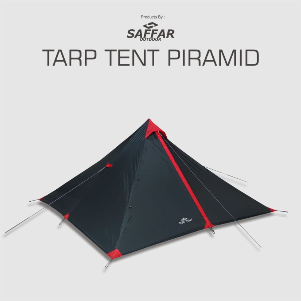 Tenda Camping Kap 2 Tarp Tent Ultralight Saffaroutdoor Fullset Outer Inner Tarptent Saffaroutdoor