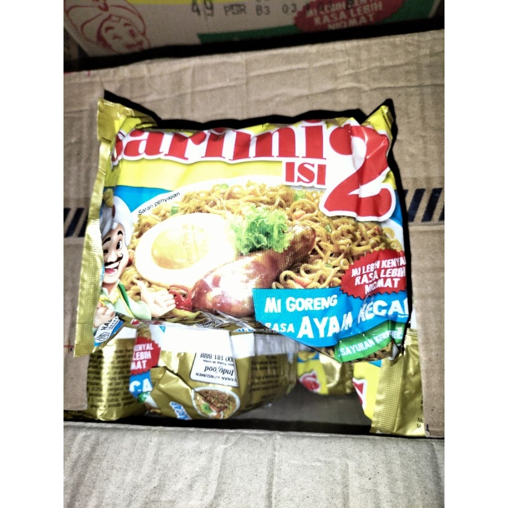 

Sarimi isi 2 mie goreng ayam kecap mie instan