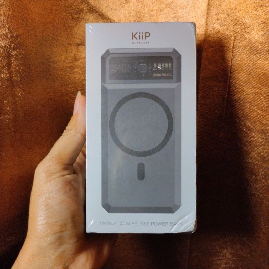 powerbank kiip wireless magnetik charging 20000mah