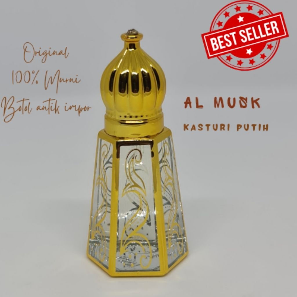 Minyak Kasturi Putih Original Impor Murni Non Alkohol