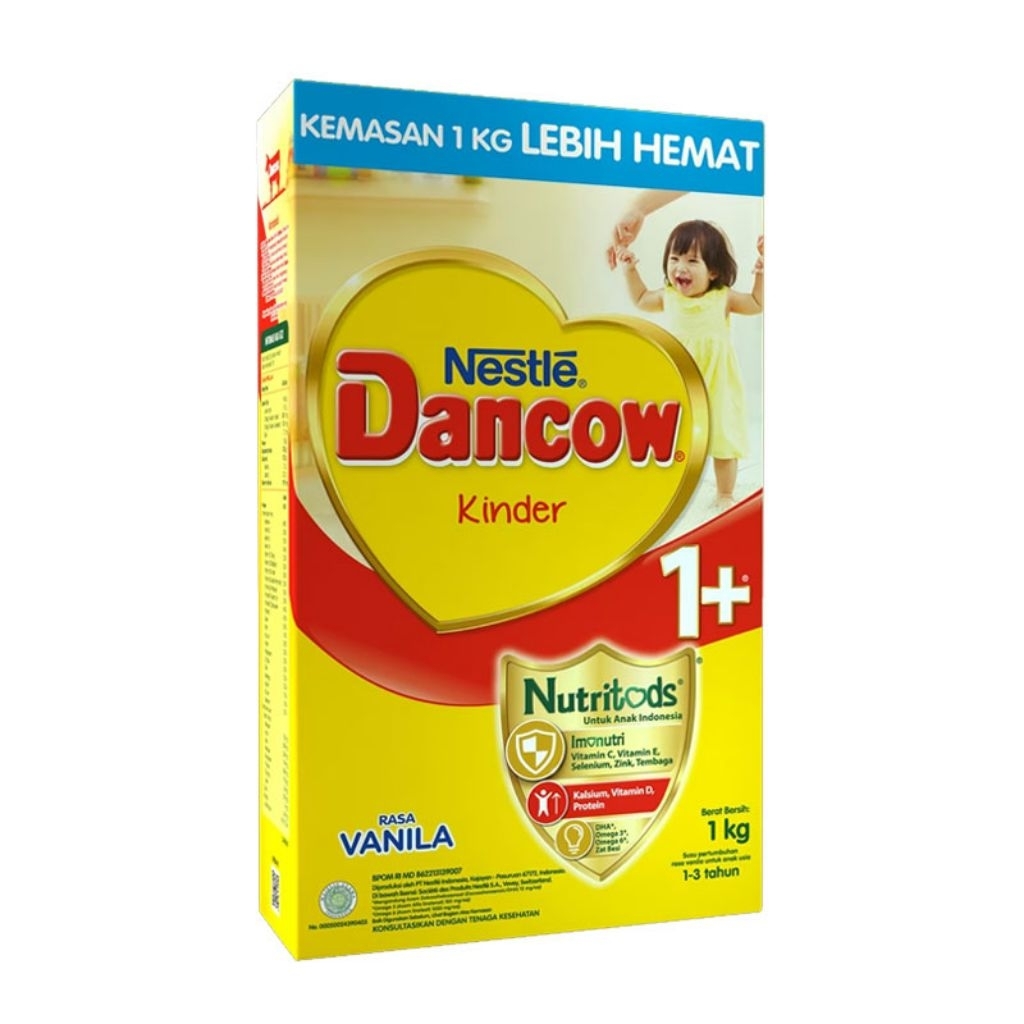 

NESTLE DANCOW 3+ Rasa Vanila/madu 3-5 tahun Box 1000g / 1Kg