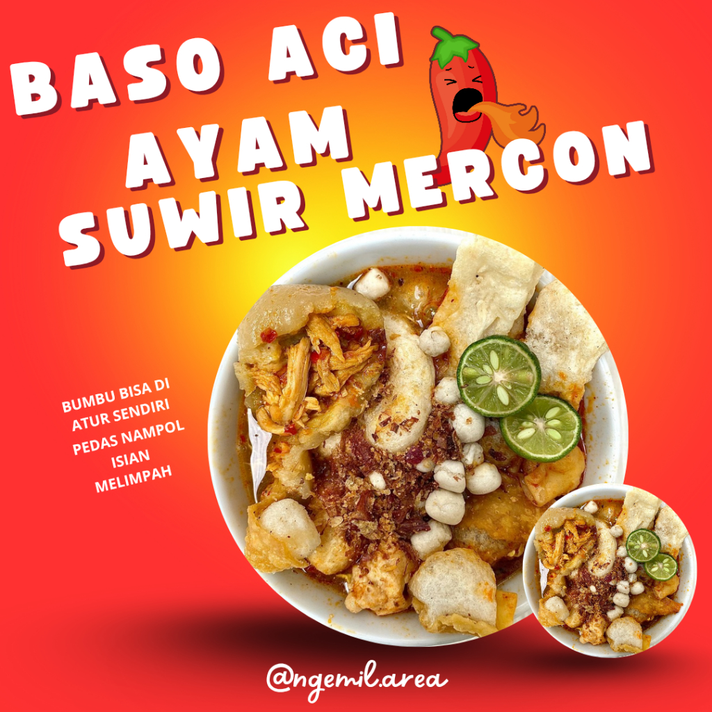 

BASO ACI AYAM SUWIR MERCON NGEMIL AREA | BOCI AYAM SUWIR