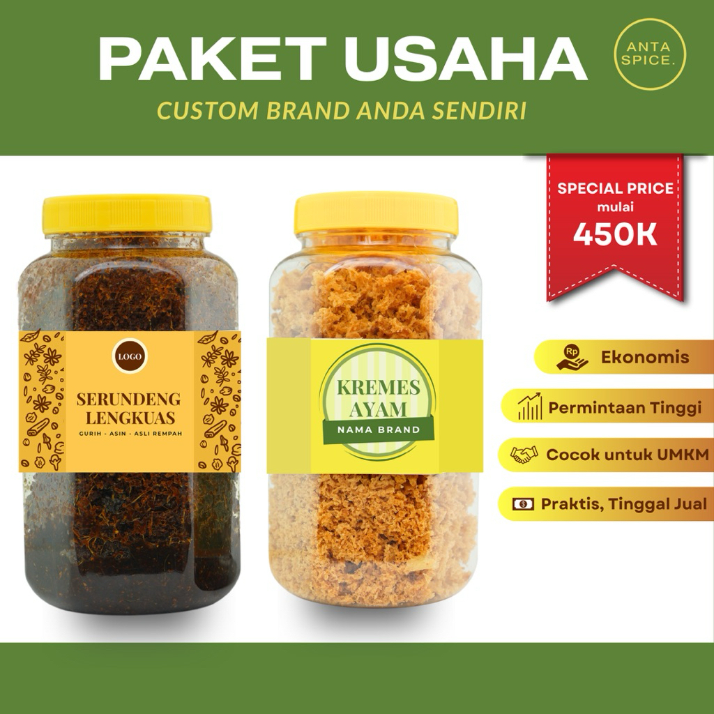 

Paket Serundeng dan Kremes Reseller - Paket Usaha