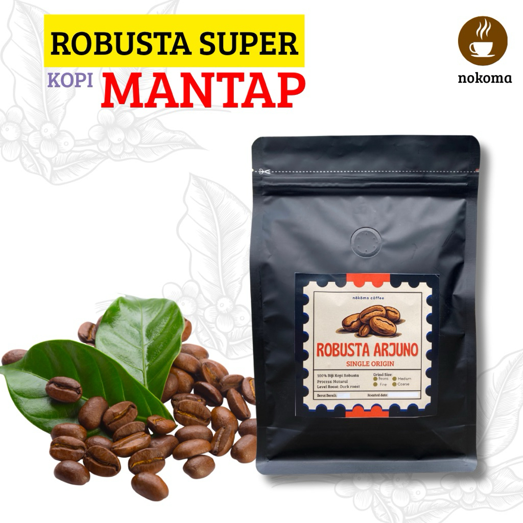 

Kopi Robusta Pure 100% Biji kopi Robusta tanpa campuran | Spesial Robusta