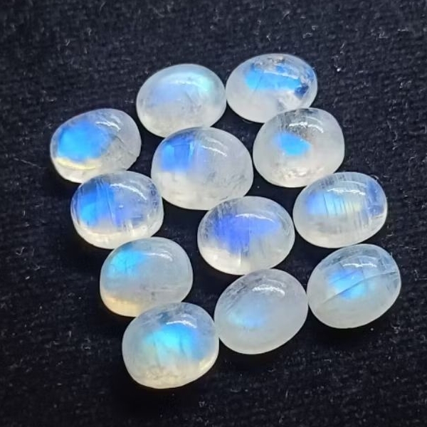Batu akik Biduri Bulan , Kualitas Super Keristal , Natural